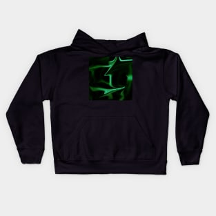 Green and black 1 Kids Hoodie